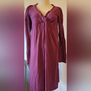 Johnny M wine dress